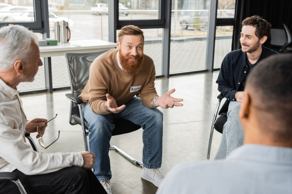 A man discussing gender-specific treatment